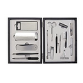 15pcs Men's & Ladies Travel set in wooden case